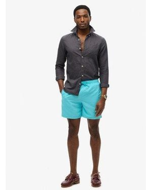 Superdry Essential 16-inch Swim Shorts - Blue