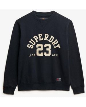 Superdry & Co Vintage Athletic Crew Sweatshirt - Black