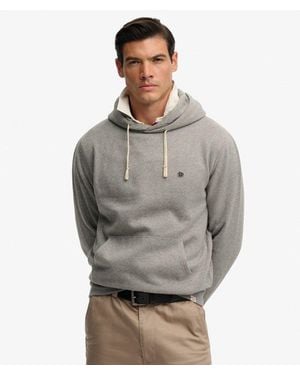 Superdry Monogram Embroidered Hoodie - Grey