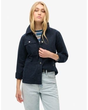Superdry & Co Canvas Chore Jacket - Blue