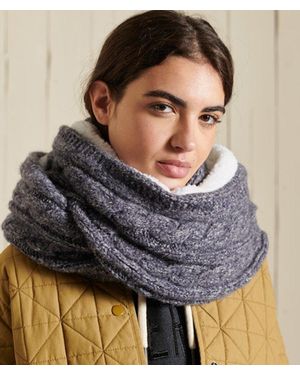 Superdry & Co Tweed Cable Snood - Multicolour