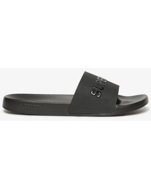 Superdry & Co Logo Pool Sliders - Black