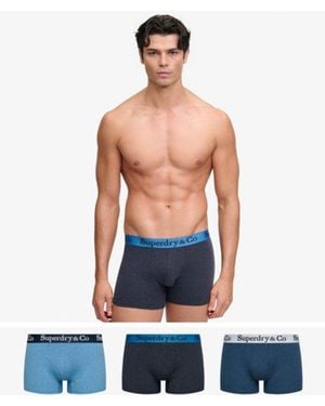 Superdry & Co Trunk Triple Pack Normale Pasvorm - Blauw