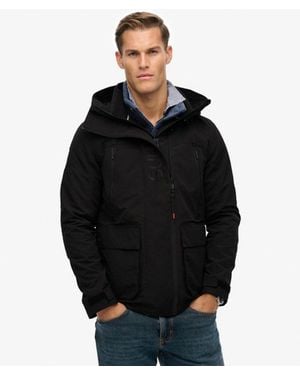 Superdry & Co Hooded Ultimate Embroidered Windbreaker - Black