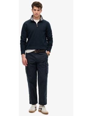 Superdry & Co Parachute Light Cargo Pants - Blue