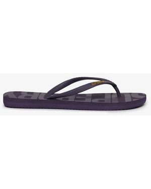 Superdry Femme Tongs Essential Taille - Bleu
