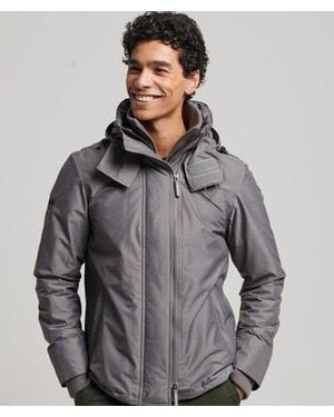 Superdry Pop Zip Hood Arctic Sd-Windcheater Jacket - Gray