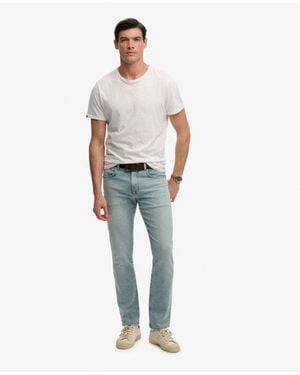 Superdry & Co Organic Cotton Vintage Slim Straight Jeans - Blue