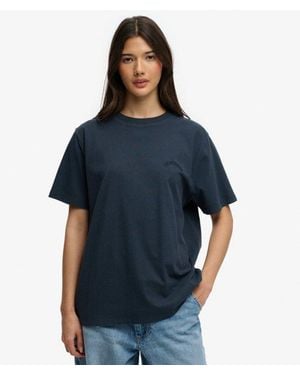 Superdry Essential Logo Loose T-shirt - Blue