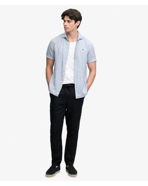 Superdry & Co Merchant Linen Trousers - White