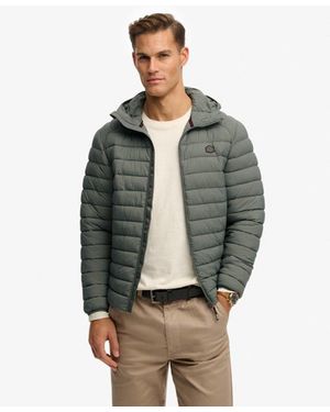 Superdry Hooded Fuji Lite Jas - Groen