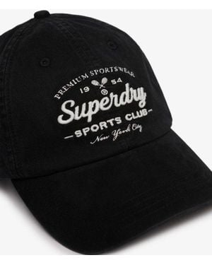 Superdry & Co Vintage Club Baseball Cap - Black