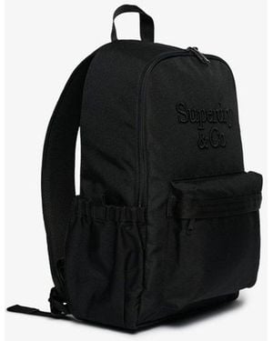 Superdry & Co Company Logo Backpack - Black