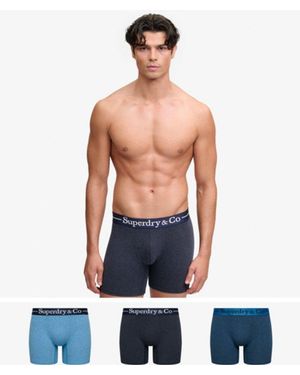 Superdry & Co Boxer Triple Pack - Blue