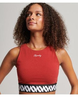 Superdry Heritage Bra Top - Rood