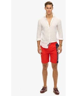 Superdry Sportswear Logo 19 Inch Recycled Boardshorts - Red