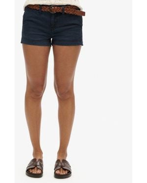 Superdry & Co Chino Hot Shorts - Blue