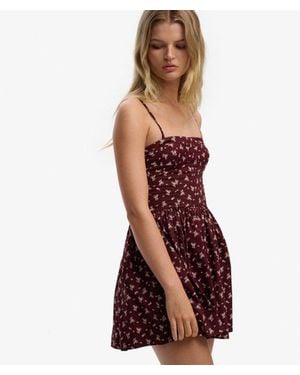 Superdry Corset Cami Mini Dress - Red