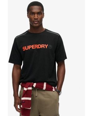 Superdry & Co Tech Logo Relaxed T-shirt - Black