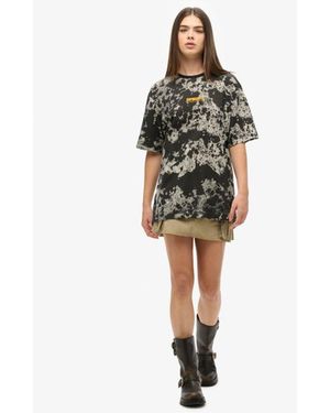 Superdry Oversized Utility Camo Graphic T-shirt - Green