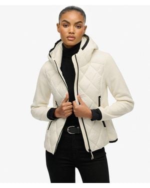 Superdry Hooded Heritage Storm Jacket - Natural