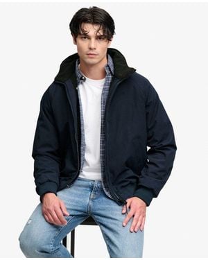 Superdry & Co City Fleece Lined Jacket - Blue