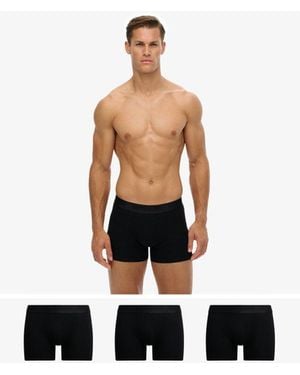 Superdry Boxer Triple Pack - Black
