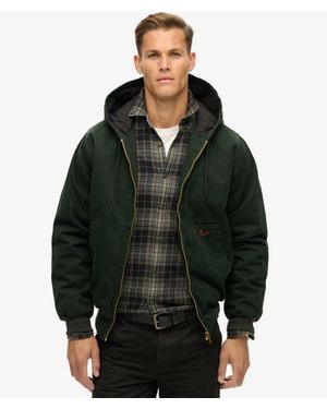 Superdry & Co Surplus Hooded Bomber Jacket - Green