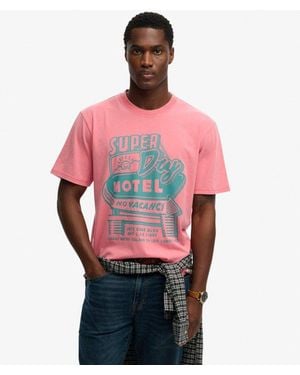 Superdry & Co Roadside Trade Loose T-shirt - Red