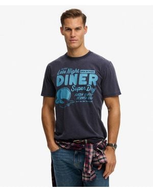 Superdry & Co Local Business Loose T-shirt - Blue