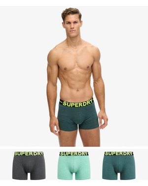 Superdry & Co Boxer Triple Pack - Green