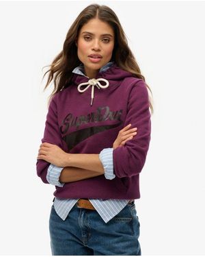 Superdry Super Athletics Hoodie - Purple