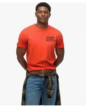 Superdry & Co Lo-fi Outdoors Relaxed T-shirt - Red