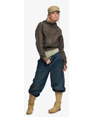 Superdry Bench X & Co Bench Hooded Shell Bomber Jacket - Blue