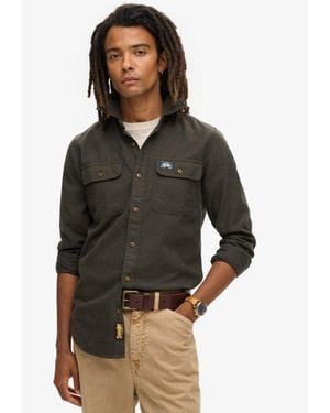 Superdry Trailsman Relaxed Fit Overshirt - Green