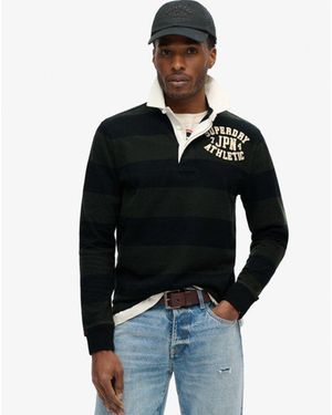 Superdry & Co Athletic Rugby Top - Black