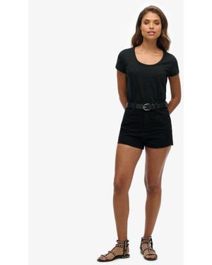 Superdry & Co Ruby Cut Off Shorts - Black