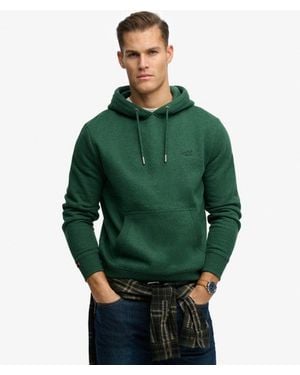 Superdry Essential Logo Hoodie - Green