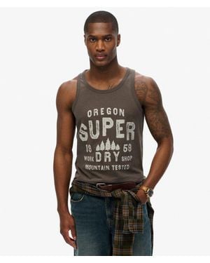 Superdry & Co Work Shop Vest - Black