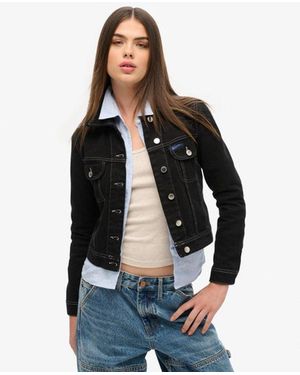 Superdry Workwear Cropped Jacket - Black