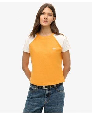 Superdry & Co Essential Logo Retro T-shirt - Orange