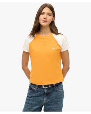 Superdry & Co Essential Logo Retro T-shirt - Orange