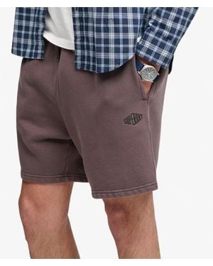 Superdry Micro Logo Shorts - Blauw
