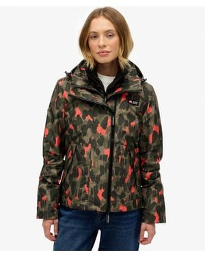 Superdry Hooded Mountain Windbreaker Jacket - Brown