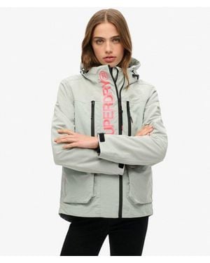 Superdry & Co Hooded Ultimate Tech Windbreaker - Grey