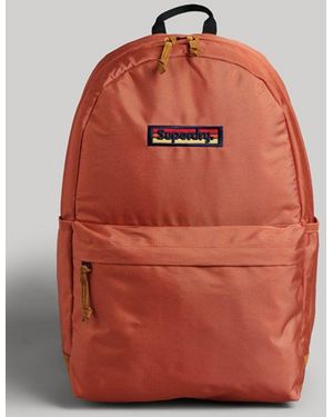 Superdry Vintage Micro Embroidered Montana Backpack Orange / Burnt Orange - Size: 1size