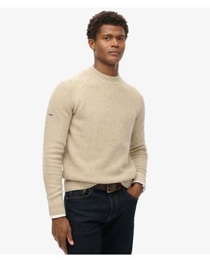Superdry & Co Chunky Raglan Jumper - Natural