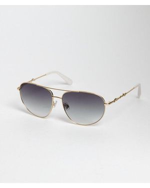 Superdry & Co Gradient Lens Aviator Sunglasses - Metallic