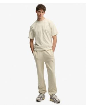 Superdry Blank Oversized joggers - Natural
