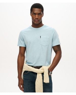 Superdry Classic Essential Pocket T-Shirt - Blue